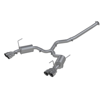 compare product MBRP 15-19 Subaru WRX 2.0L/STI 2.5L 3in Dual Split Rear Exit w/ 3.5in Tips - T304 (Street Version)