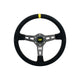 OMP RS Steering Wheel Black/Yellow D 350 - My Store