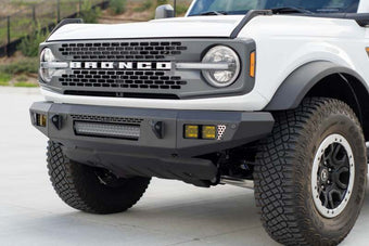 compare product DV8 Offroad 2021+ Ford Bronco Front Bumper V2 - OE Plus Series (Works w/o ACC Relocation)