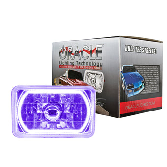 compare product Oracle Pre-Installed Lights 4x6 IN. Sealed Beam - UV/Purple Halo