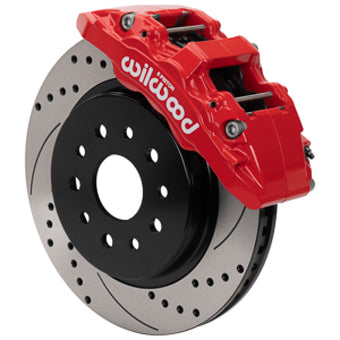 compare product Wilwood 07-18 Jeep Wrangler (JK) Aero6-DM Front Brake Kit - D&S - Red