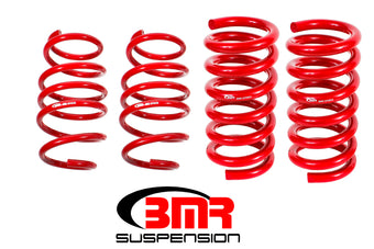 compare product BMR 15-17 S550 Mustang Handling Version Lowering Springs (Set Of 4) - Red