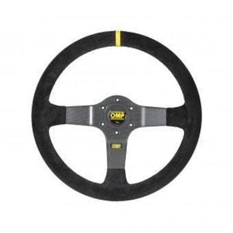compare product OMP Rally Steering Wheel Suede Leather (Black)