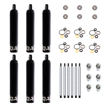 compare product QA1 22.25 Eye-B/Eye-B V-None Dry LD Piston Shock Large Aluminum Coilover 14.38 - 6 Pack