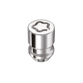 compare product McGard Wheel Lock Nut Set - 4pk. (Cone Seat) M12X1.5 / 19mm & 21mm Dual Hex / 1.28in. L - Chrome