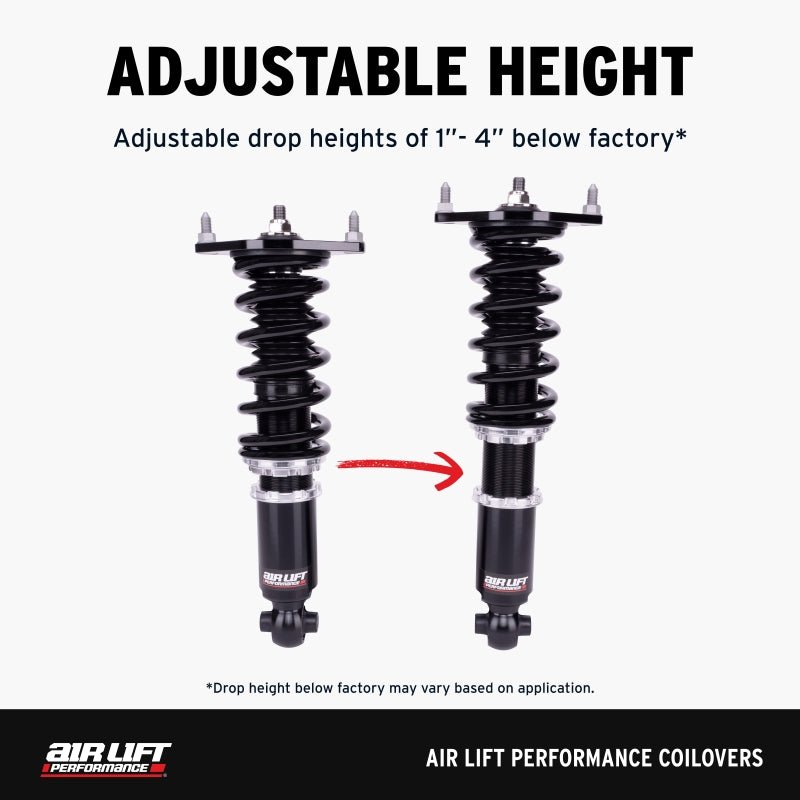 Air Lift Performance 11 - 23 Chrysler 300 / 15 - 23 Dodge Challenger Coilover Kit - My Store