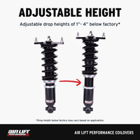 Air Lift Performance 11 - 23 Chrysler 300 / 15 - 23 Dodge Challenger Coilover Kit - My Store
