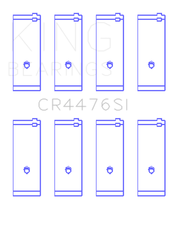King Engine Bearings Ford Taunus 2000/2300 (Size +1.0mm) Connecting Rod Bearing Set - My Store