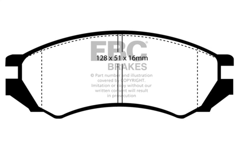 EBC 91 - 93 Nissan NX 2.0 (ABS) Ultimax2 Front Brake Pads - My Store