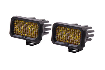 compare product Diode Dynamics Stage Series 2 In LED Pod Pro - Yellow Flood Standard ABL (Pair)
