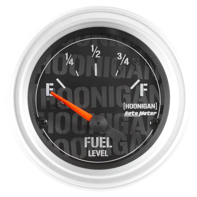 Autometer Hoonigan 52mm 24 Ohm Empty 33 Ohm Full Electronic Fuel Level Gauge - My Store