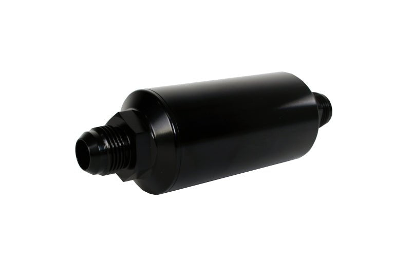 Aeromotive In - Line Filter - AN - 10 size Male - 10 Micron Microglass Element - Bright - Dip Black - My Store