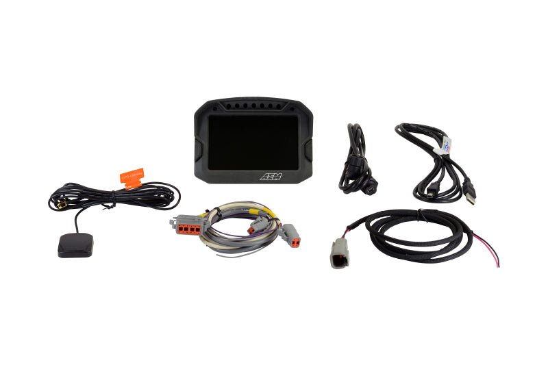 AEM CD - 5LG Carbon Logging Digital Dash Display w/ Internal 10Hz GPS & Antenna - My Store