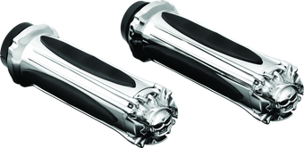 compare product Kuryakyn Zombie Grips Without Throttle Boss Throttle-By-Wire Chrome