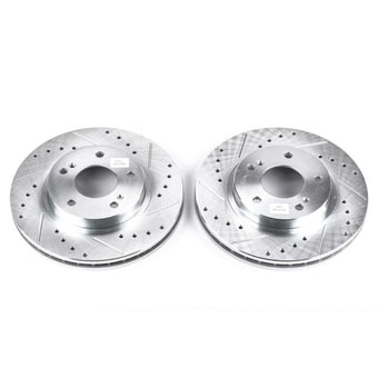 compare product Power Stop 00-01 Infiniti I30 Front Evolution Drilled & Slotted Rotors - Pair