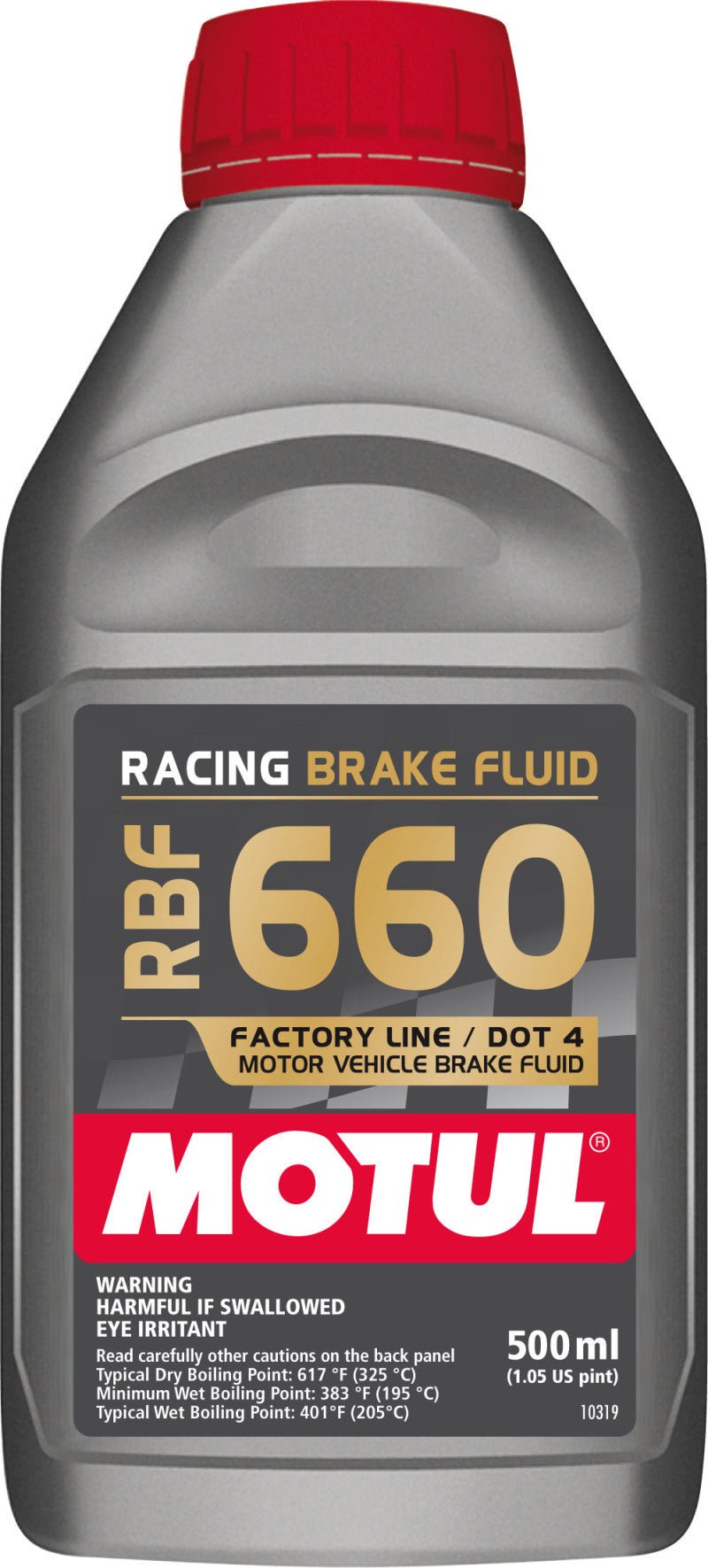 Motul 1/2L Brake Fluid RBF 660 - Racing DOT 4 - My Store