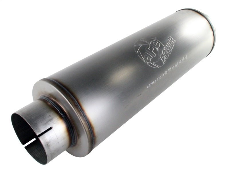 aFe MACHForce XP Exhausts Mufflers SS - 409 EXH Muffler 5 ID In/Out 8 Dia - My Store