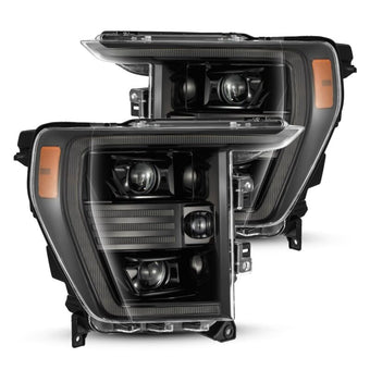 compare product AlphaRex 21-22 Ford F150 PRO-Series Projector headlights Alpha-Black w/Activ Light/Seq Signal
