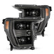 AlphaRex 21 - 22 Ford F150 PRO - Series Projector headlights Alpha - Black w/Activ Light/Seq Signal - My Store