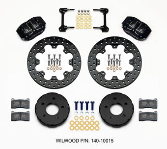 compare product Wilwood Dynapro Radial Front Drag Kit 11.75in Drilled 94-04 Mustang