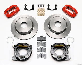 compare product Wilwood Forged Dynalite P/S Park Brake Kit Red Big Ford New 2.50in Offset Currie Blank