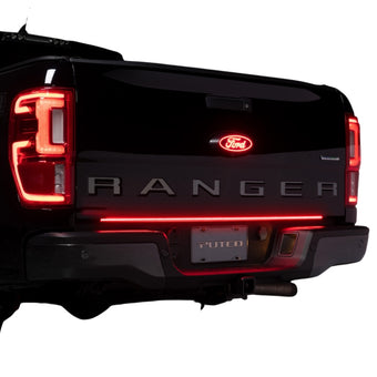 compare product Putco 19-24 Ford Ranger 48In Direct Fit Blade Kit Tailgate Bars Equipped w Factory LED Taillamps
