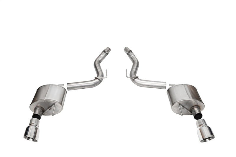 Corsa 2024+ Ford Mustang Sport Axle - Back Dual Rear Exit with 4.5in Polished Pro - Series Tips - My Store