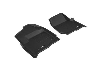compare product 3D MAXpider 2017-2019 Ford F-250/350/450 Kagu 1st Row Floormat - Black