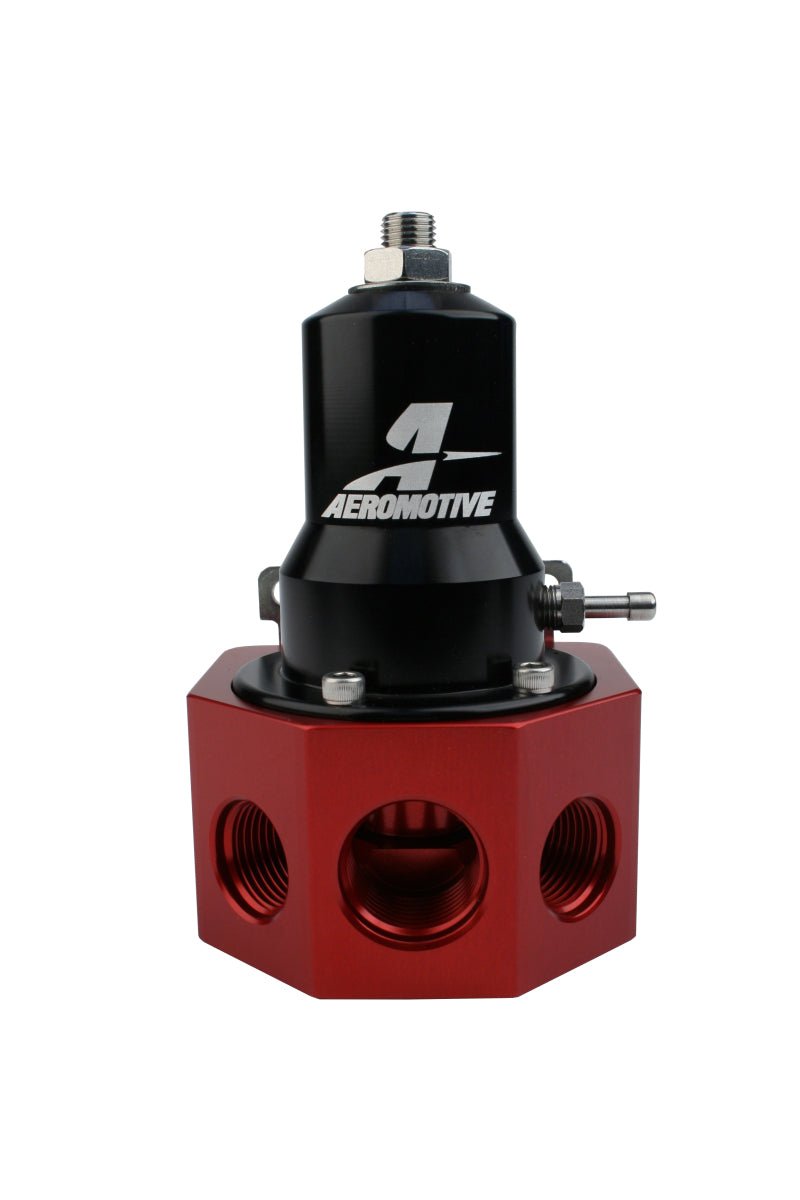 Aeromotive Regulator - 30 - 120 PSI - .500 Valve - 4x AN - 08 and AN - 10 inlets / AN - 10 Bypass - My Store