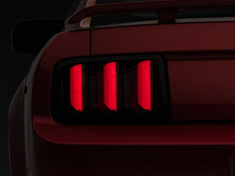 compare product Raxiom 05-09 Ford Mustang Vector V2 LED Tail Lights- Black Housing (Smoked Lens)