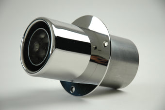 compare product Gibson Marine Power Tip Muffler (Pair) Transom Mount - 4in Inlet/4in Length - Stainless