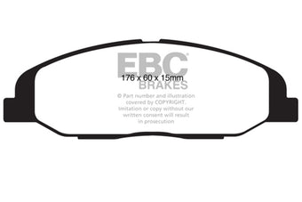 compare product EBC 08-13 Cadillac CTS 3.0 Ultimax2 Front Brake Pads