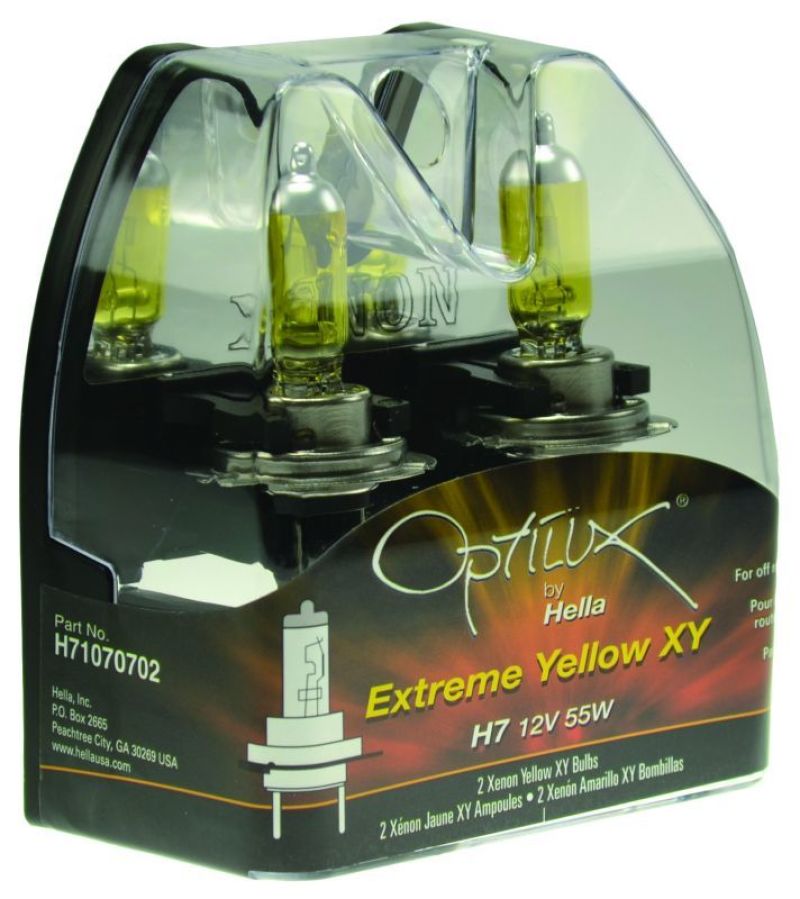 Hella Optilux H7 12V/55W XY Xenon Yellow Bulb - My Store
