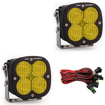compare product Baja Designs XL Sport Series Wide Cornering Pattern LED Light Pods - Amber