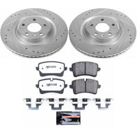 Power Stop 14 - 18 Audi A6 Rear Z26 Street Warrior Brake Kit - My Store