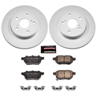 compare product Power Stop 09-10 Pontiac Vibe Rear Z17 Evolution Geomet Coated Brake Kit