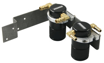 compare product Moroso 08-14 Subaru STi (w/Top Mount Intercooler) Air/Oil Separator Catch Can - Billet Alum - Black