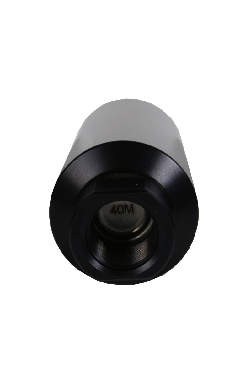 Aeromotive In - Line Marine Filter - AN - 12 - 40 Micron SS Element - Black Hardcoat Finish - My Store