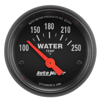 compare product Autometer Z-Series 52mm 100-250 Degrees F. SSE Water Temp Gauge