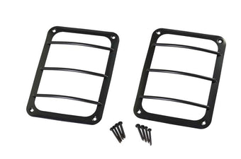 compare product Kentrol 07-18 Jeep Wrangler JK Taillight Guard Pair - Powdercoat Black