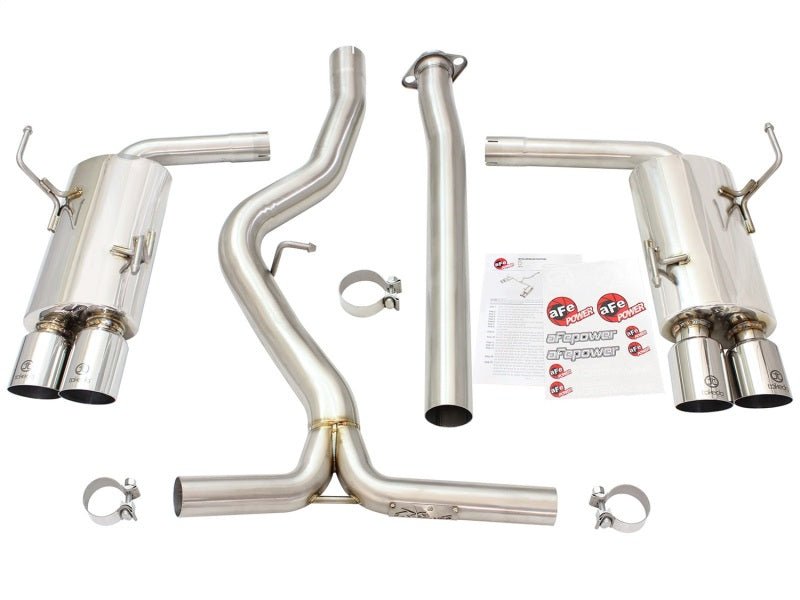 aFe Takeda 3in SS Exhaust Cat - Back 15 - 16 Subaru WRX/STI 2.0L/2.5L Polished Tips - My Store
