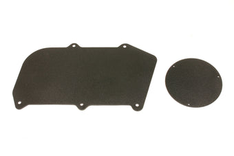 compare product BMR 64-72 A-Body Heater Delete Panel Aluminum (Non-A/C Vehicles Only) - Black Hammertone