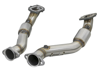 compare product aFe POWER 14-18 Chevrolet Corvette C7 & Z06 Twisted Steel 3in 304 Stainless Steel Mid Pipe w/ Cat