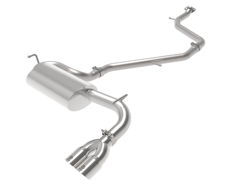 aFe Takeda 18 - 21 Toyota C - HR 2.0L 2.5in 304 Stainless Steel Cat - Back Exhaust w/ Polished Tip - My Store