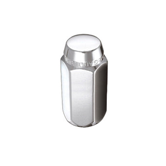 compare product McGard Hex Lug Nut (Cone Seat) M14X1.5 / 22mm Hex / 1.635in. Length (Box of 100) - Chrome
