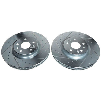compare product Power Stop 20-21 Chevrolet Corvette Front Evolution Drilled & Slotted Rotor - Pair