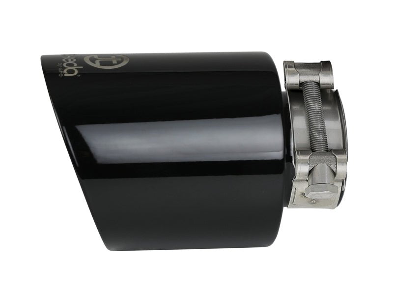 aFe Takeda Universal Exhaust Tip 2 - 1/2 IN Inlet x 4 - 1/2 IN Outlet x 7 IN L - Black - My Store
