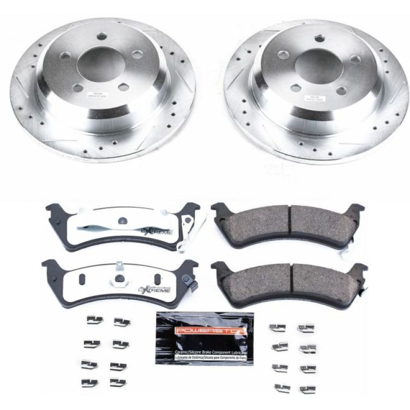 Power Stop 93 - 98 Jeep Grand Cherokee Rear Z36 Truck & Tow Brake Kit - My Store
