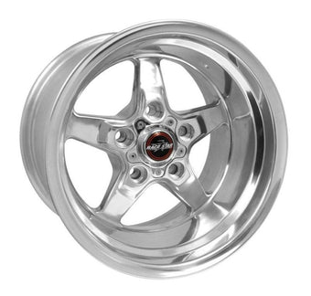 compare product Race Star 92 Drag Star 15x10.00 5x4.75bc 4.50bs Direct Drill Polished Wheel