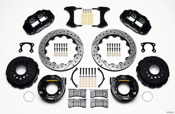 compare product Wilwood Narrow Superlite 4R Rear P-Brk Kit 12.88in Drilled Small Ford 2.50in Offset
